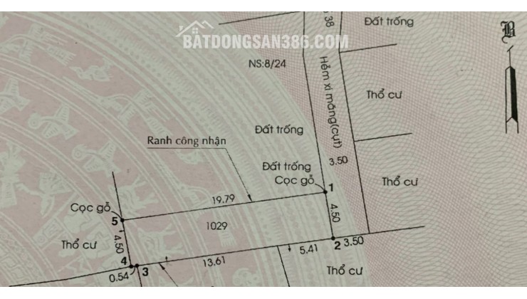 Lô Đất Phường Hiệp Bình Chánh-88.5M2- Đường trước nhà 3.5m- NHỈNH 6.x T.Ỷ.